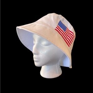 NWOT USA American Flag Bucket Hat- Unisex